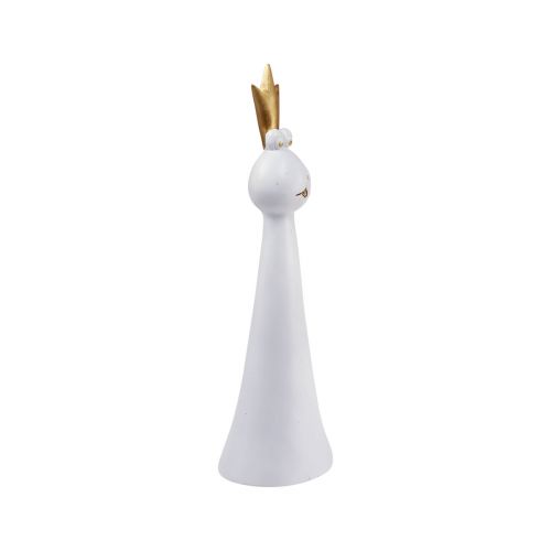 Artikel Groda Prins Dekoration Groda Dekoration Figur Vit Guld H19,5cm 2st