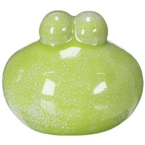 Artikel Dekorativ grodfigur i keramik för vardagsrumsinredning och skrivbordsdekoration, 10 cm, 4 stycken