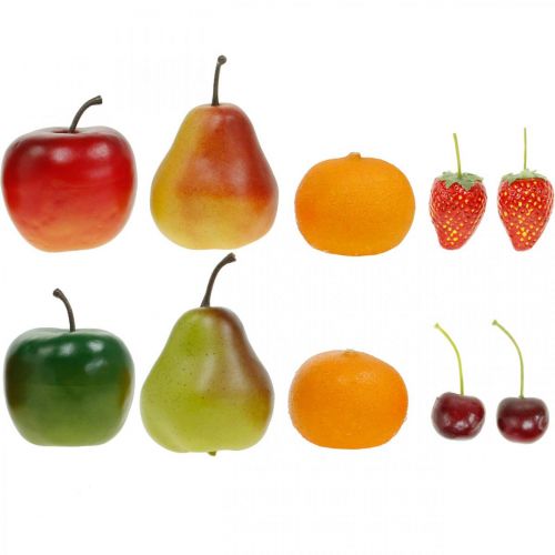 Floristik24 Deco frukter, konstgjord fruktmix L5–8,5cm