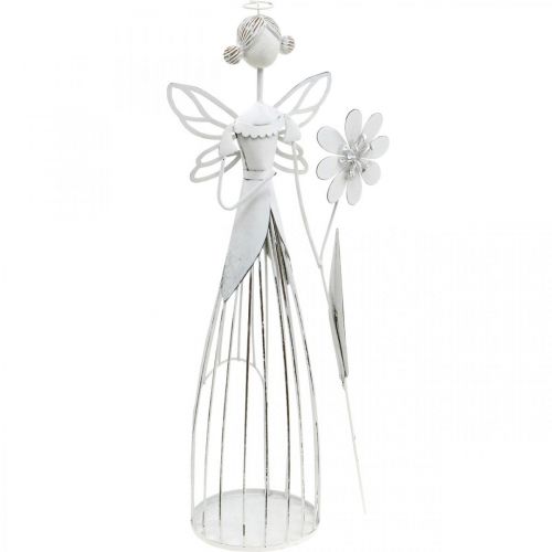 Floristik24 Vårdekoration, blomma älva, metalllykta, blomma älva med blomma 34,5 cm