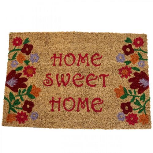 Floristik24 Dörrmatta Home Sweet Home dörrmatta kokos dörrmatta 60x40cm