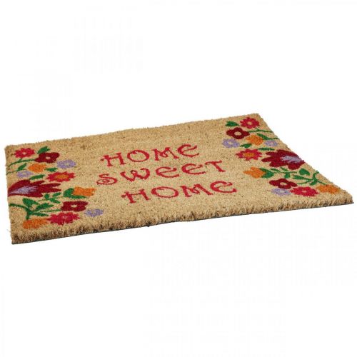 Floristik24 Dörrmatta Home Sweet Home dörrmatta kokos dörrmatta 60x40cm