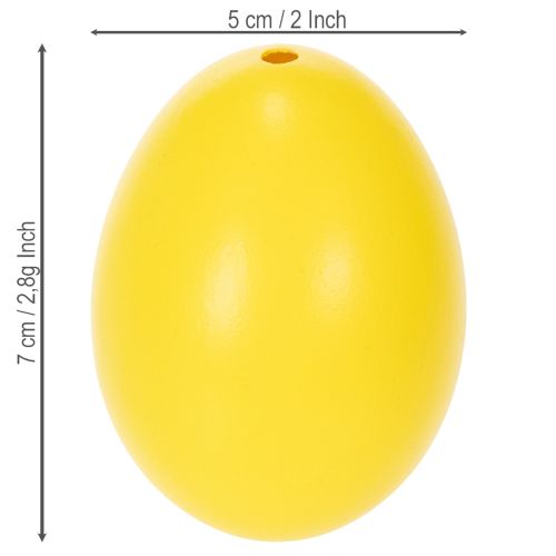 Artikel Påskäggsdekoration, riktiga gåsägg för vårliknande rumsdekoration, 7 cm, 10 stycken