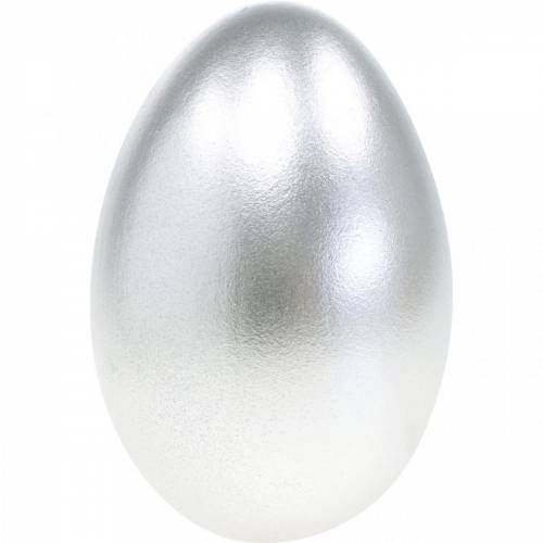 Artikel Gåsägg Silverblåsta ägg Påskdekoration 12st