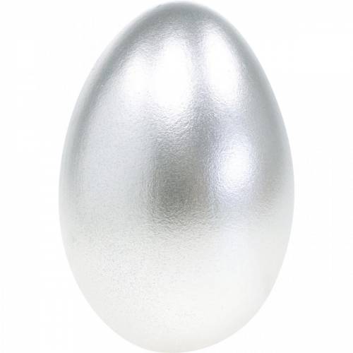 Floristik24 Gåsägg Silverblåsta ägg Påskdekoration 12 st