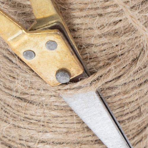 Artikel Garnrulle med dekorativ sax Ø6,5 cm H15 cm 2 st Vintage stil