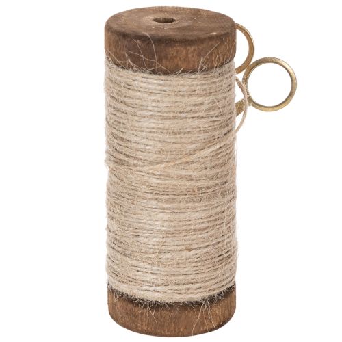 Artikel Garnrulle med dekorativ sax Ø6,5 cm H15 cm 2 st Vintage stil