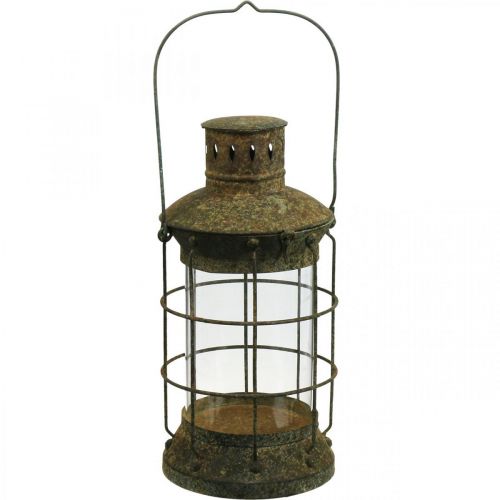 Trädgårdsdekorationsgaller, trädgårdslykta, metalllykta Ø17cm H33cm