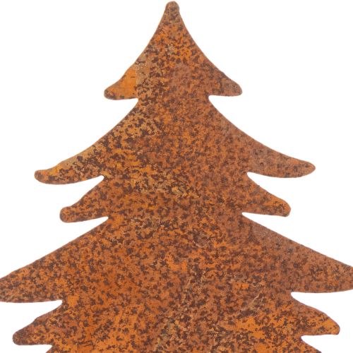 Trädgårdspåke, väderbitet stål, hjort, stjärna, gran, H10/15 cm, 3 stycken | Floristik24.se