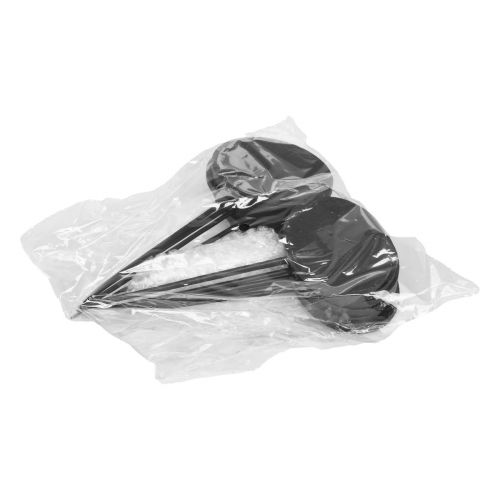 Artikel Bed Stakes Trädgård Stakes Träskyltar Oval Svart H17,5 cm Förpackning med 12