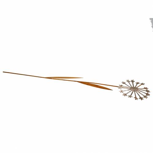 Floristik24 Trädgårdsplugg maskros patina metall Ø18 H88cm