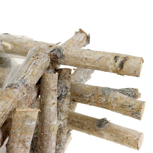 Floristik24 Björkgrenar vittvättade 28cm x 28cm H10cm