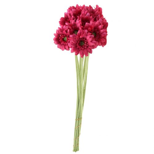 Floristik24 Gerbera Rosa 48cm 12st