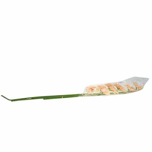 Floristik24 Gerbera konstgjord persika 62 cm 6st