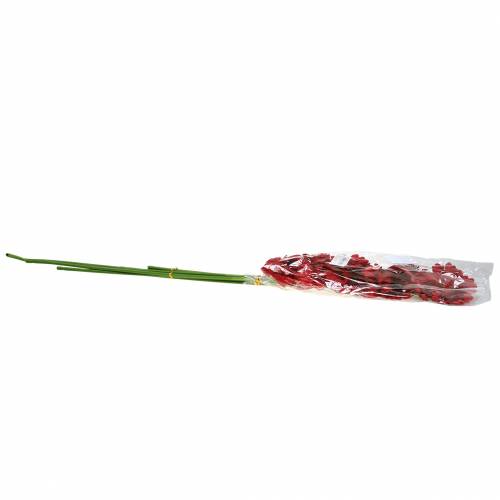 Floristik24 Gerbera konstgjord röd 62 cm 6st