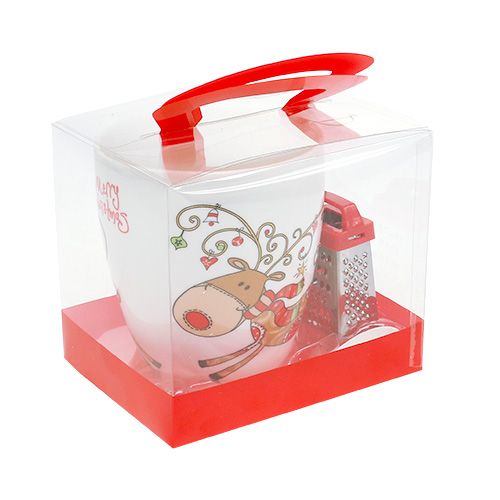 Floristik24 Presentkopp med ren 1 st