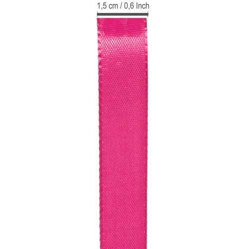 Artikel Present- och dekorationsband 15mm x 50m Rosa