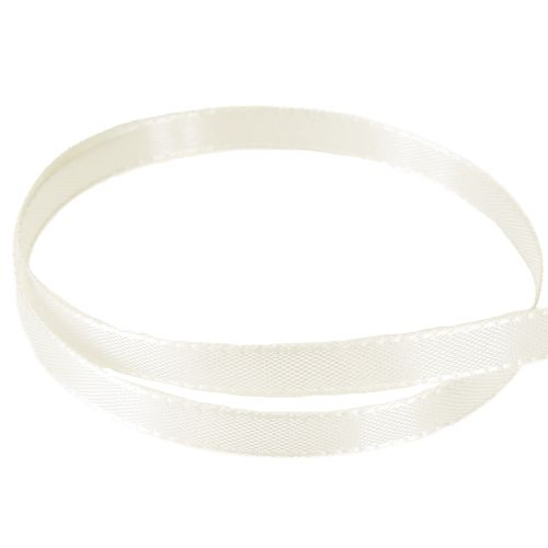 Artikel Present- och dekorationsband krämfärgat 8mm 50m