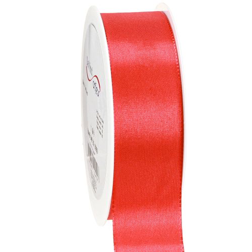 Artikel Presentband och dekorationsband polyesterband rött 40mm 50m