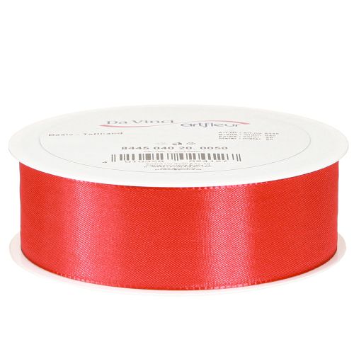 Artikel Presentband och dekorationsband polyesterband rött 40mm 50m