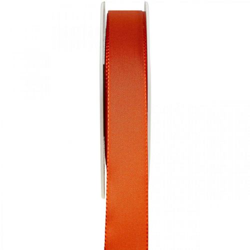 Artikel Present- och dekorationsband Orange sidenband 25mm 50m