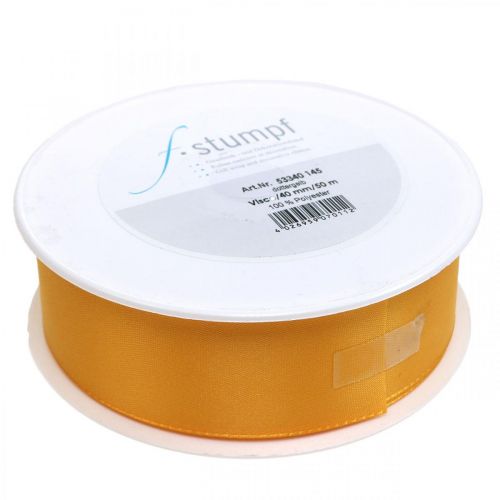 Artikel Presentband dekorationsband orange sidenband 40mm 50m