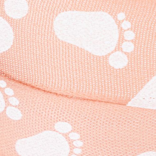 Artikel Presentband för babyfötter, dopdekoration, rosa band, 25mm, 16m