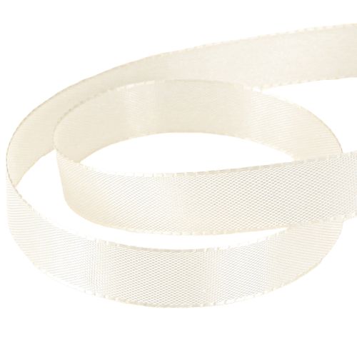 Artikel Presentband dekorativt band taftband krämfärgat 15mm 50m