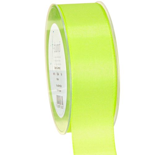Presentband dekorativt band kant limegrönt 40mm 50m