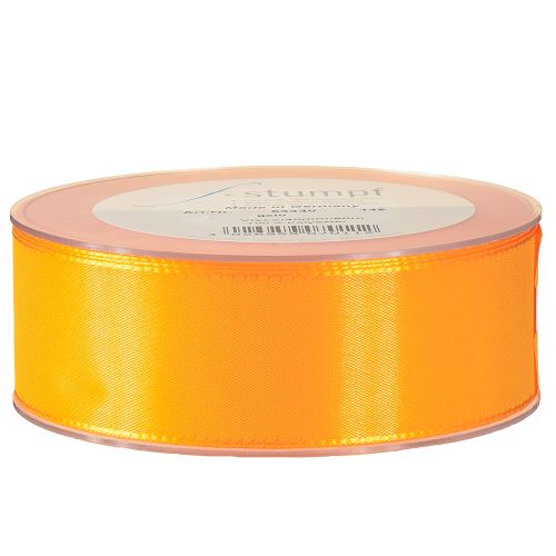 Artikel Presentband dekorationsband orange sidenband 40mm 50m