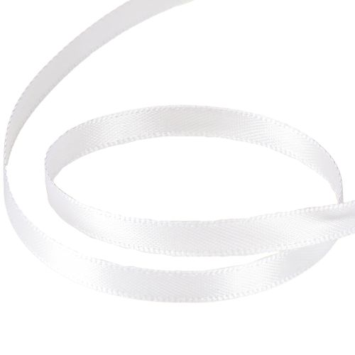 Artikel Presentband dekorativt band satinband vitt 6mm 50m