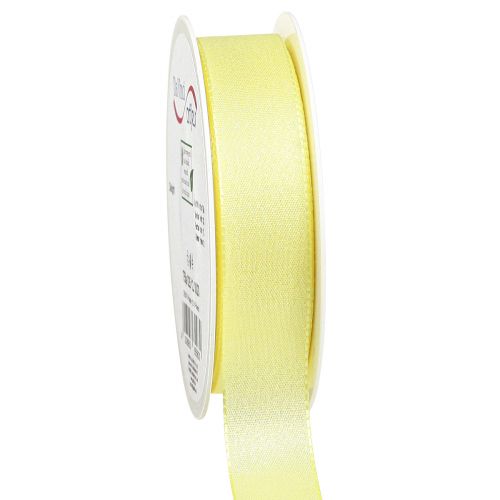 Artikel Presentband gul glimmer dekorativt band glittrande 25mm 20m