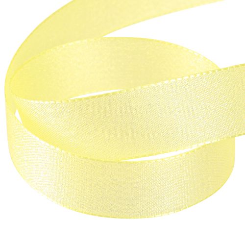 Artikel Presentband gul glimmer dekorativt band glittrande 25mm 20m