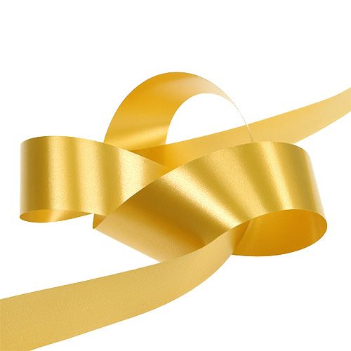 Floristik24 Presentband guld 50mm 100m