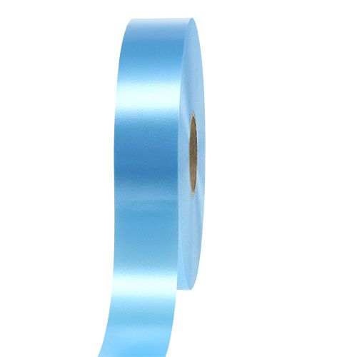 Floristik24 Presentband ljusblått 30mm 100m