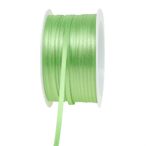 Presentband ljusgrönt 3mm 50m