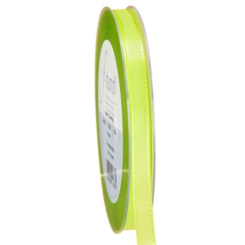 Presentband limegrönt dekorband satinband 8mm 50m