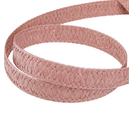 Artikel Presentbandspapper gammalrosa flätat pappersband 20mm 10m