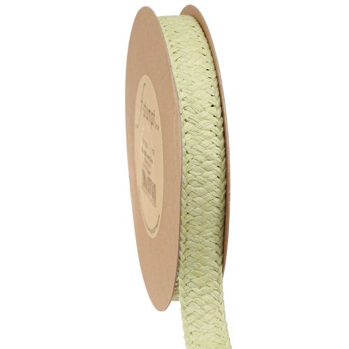 Floristik24 Presentband Papper Grönt flätat band 20mm 10m