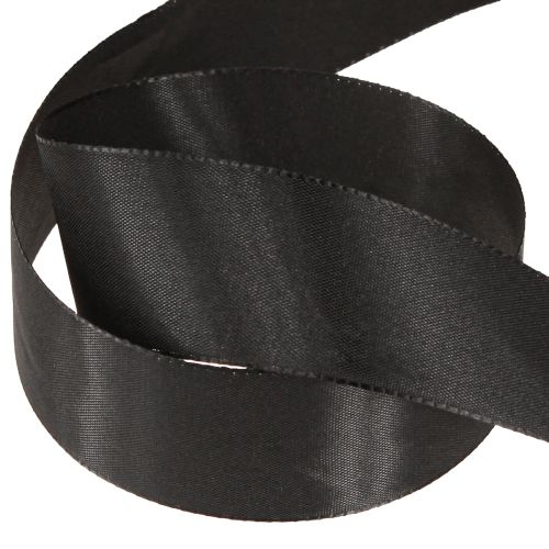 Artikel Presentband svart sorgeband dekorativt band 40mm 50m