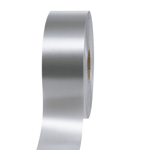 Polycurlingband silver 50mm 100m