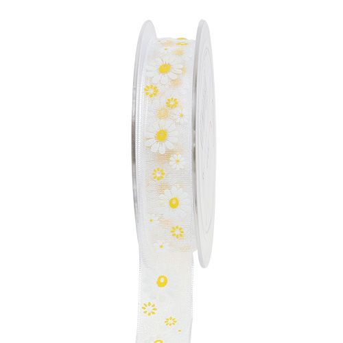 Presentband vit 20mm 20m | Floristik24.se