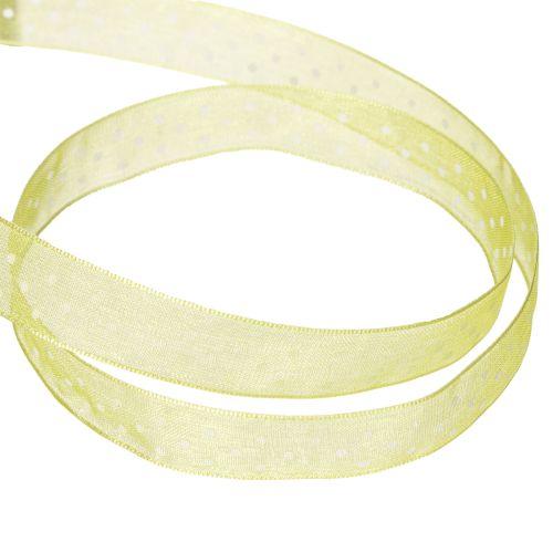 Artikel Band med prickmönster för dekorativ presentinslagning, 1,5 cm brett, 20 m långt