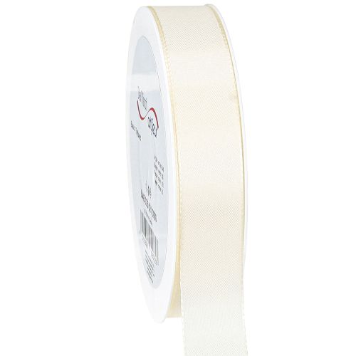 Artikel Presentband och dekorband krämfärgat taftband 25mm 50m