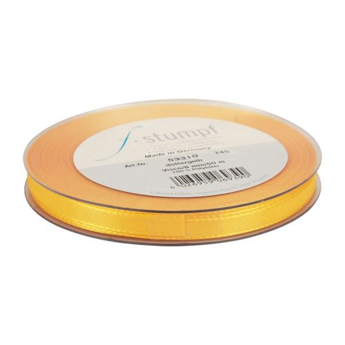 Artikel Dekorativt band presentband orange band selvedge 8mm 50m