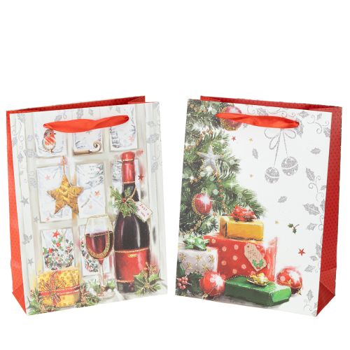 Artikel Julklappspåse 8cm x 18cm H24cm set om 2