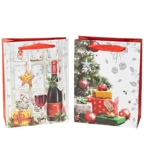Artikel Julklappspåse 8cm x 18cm H24cm set om 2