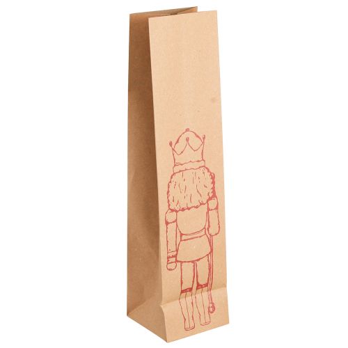 Floristik24 Presentpåse julpapperspåse Nötknäppare 28×8cm 5 st