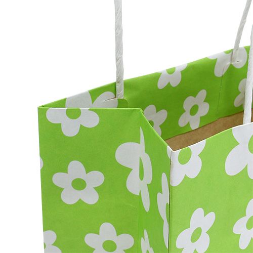 Floristik24 Presentpåsar grön 20 cm x 11 cm x 25 cm 8 st