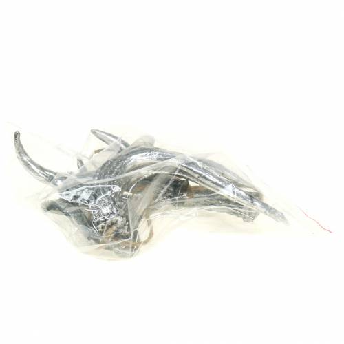 Artikel Dekorativt galgehjul silverantik 12cm x 11cm 4st